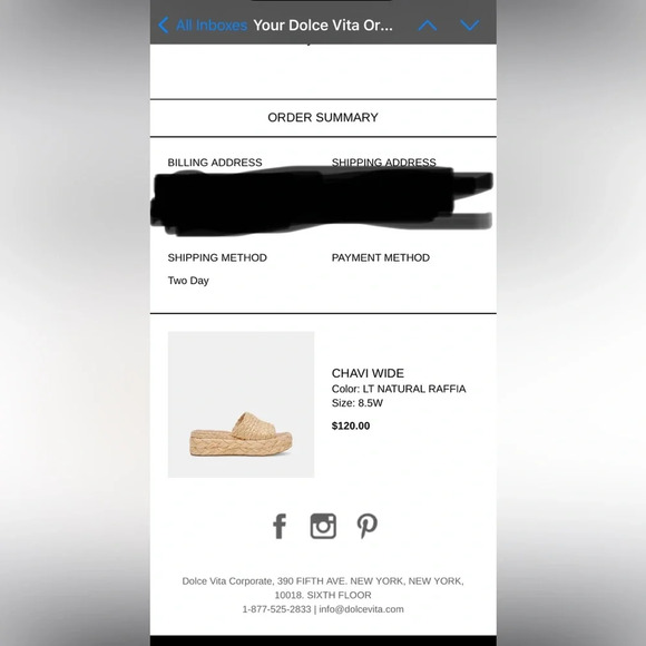 Dolce Vita Chavi Wide Sandals - 8.5W - NWT - Picture 15 of 15